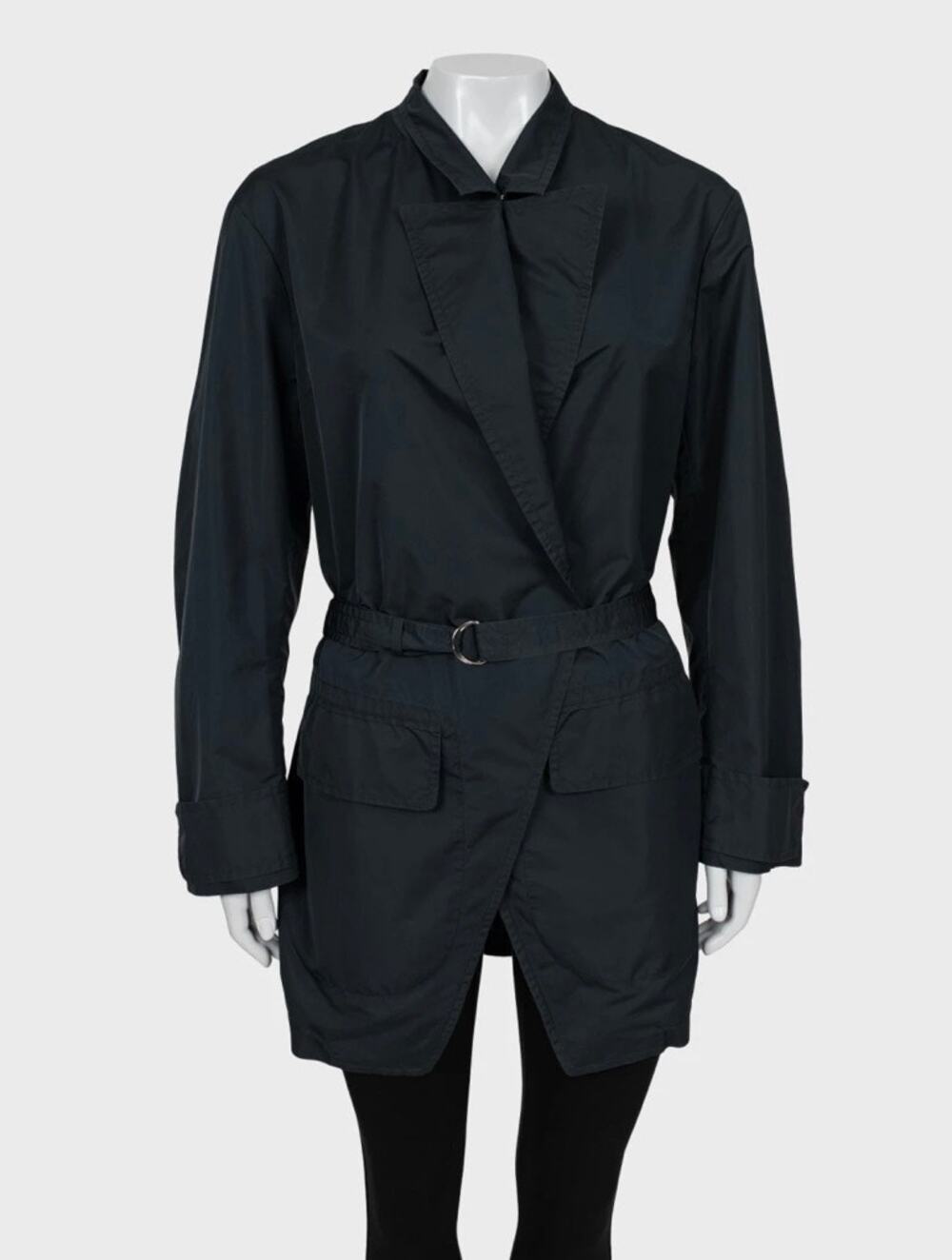 Vintage Saint Laurent Blue Trench Coat Sz.42